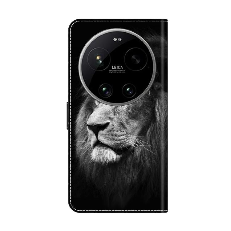 For Xiaomi 17 Ultra Crystal-Like Painted Vegan Leather Phone Case