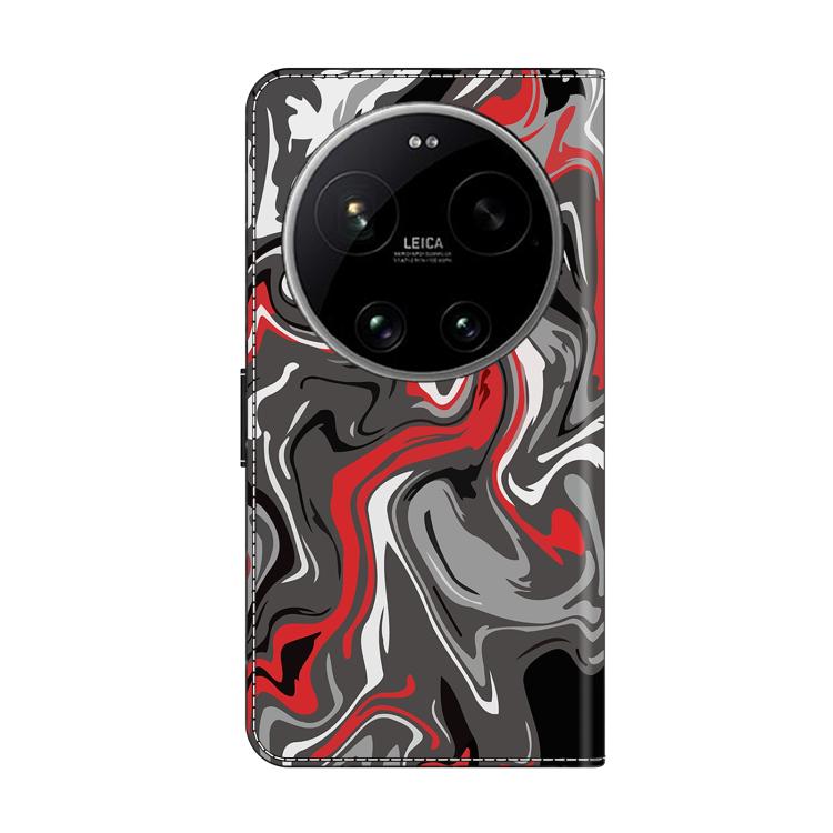 For Xiaomi 17 Ultra Crystal-Like Painted Vegan Leather Phone Case