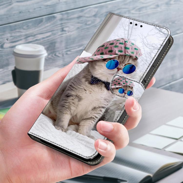 For Xiaomi 17 Ultra Crystal-Like Painted Vegan Leather Phone Case