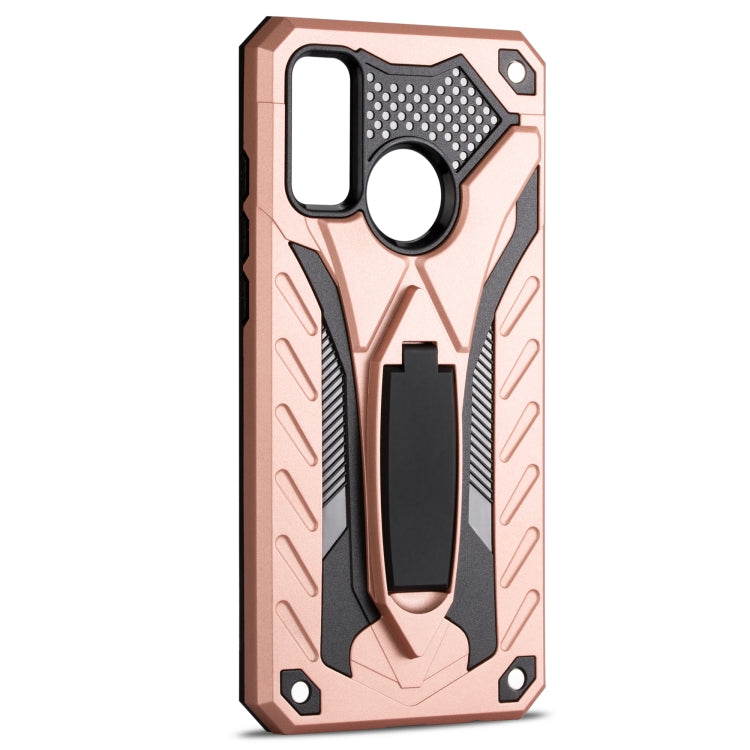 For Huawei P Smart 2020 Shockproof TPU + PC Protective Case with Holder