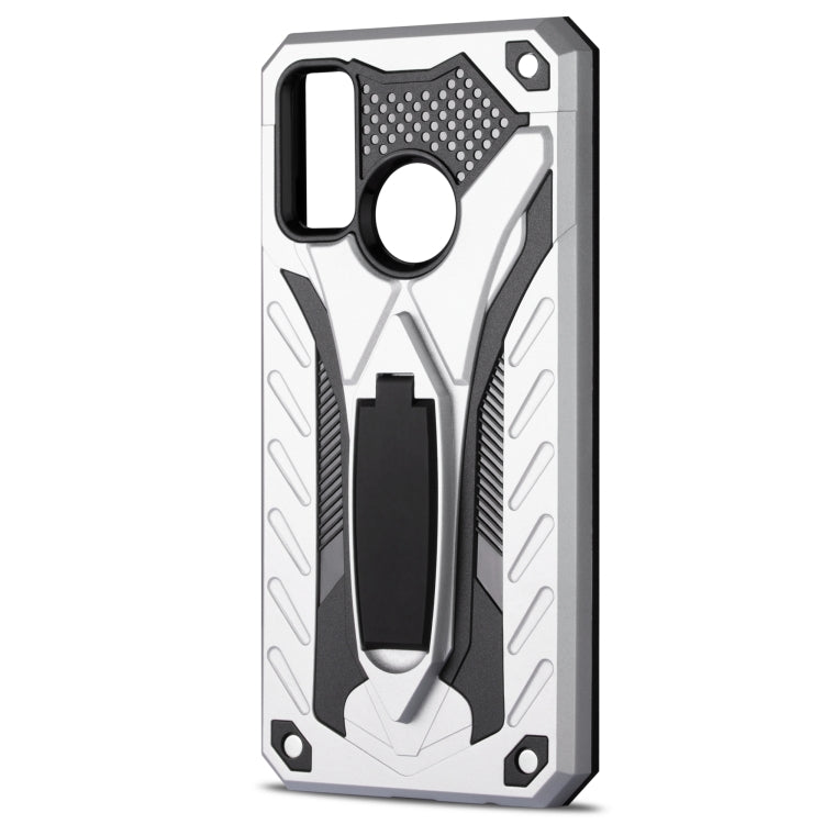 For Huawei P Smart 2020 Shockproof TPU + PC Protective Case with Holder