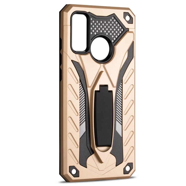For Huawei P Smart 2020 Shockproof TPU + PC Protective Case with Holder