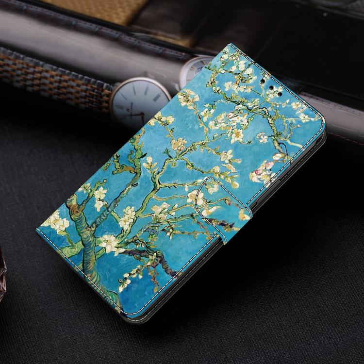 For iPhone 17e / 16e Crystal-Like Painted Vegan Leather Phone Case