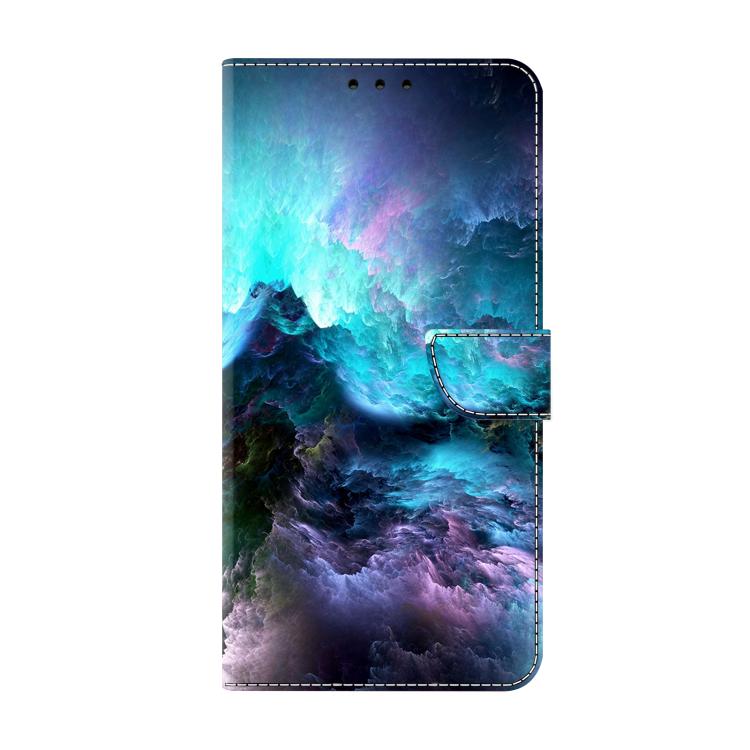 For iPhone 17e / 16e Crystal-Like Painted Vegan Leather Phone Case