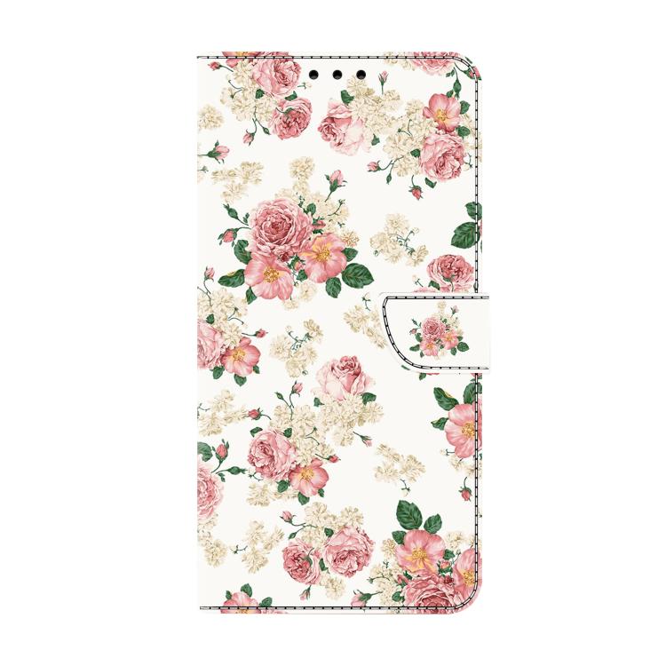 For iPhone 15 Pro Crystal-Like Painted Vegan Leather Phone Case