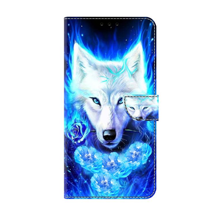 For iPhone 11 Crystal-Like Painted Vegan Leather Phone Case