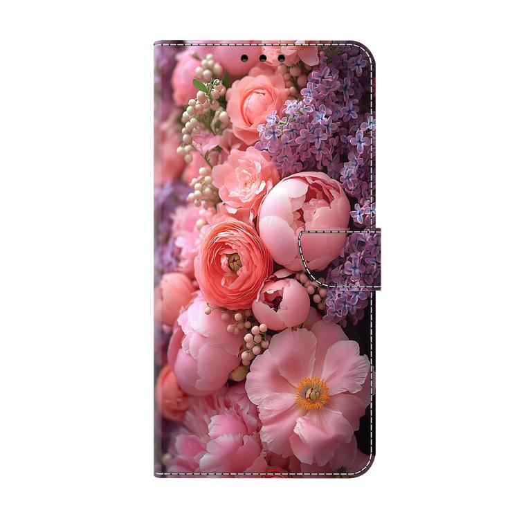 For iPhone 11 Crystal-Like Painted Vegan Leather Phone Case