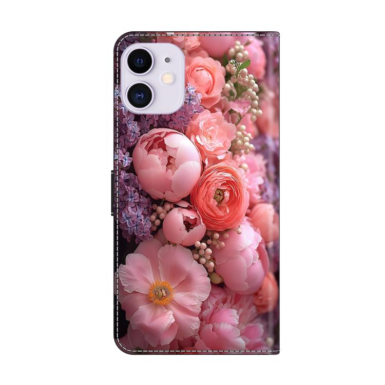 For iPhone 11 Crystal-Like Painted Vegan Leather Phone Case