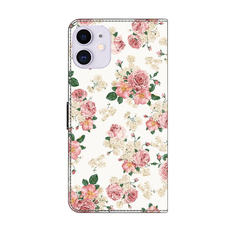 For iPhone 11 Crystal-Like Painted Vegan Leather Phone Case