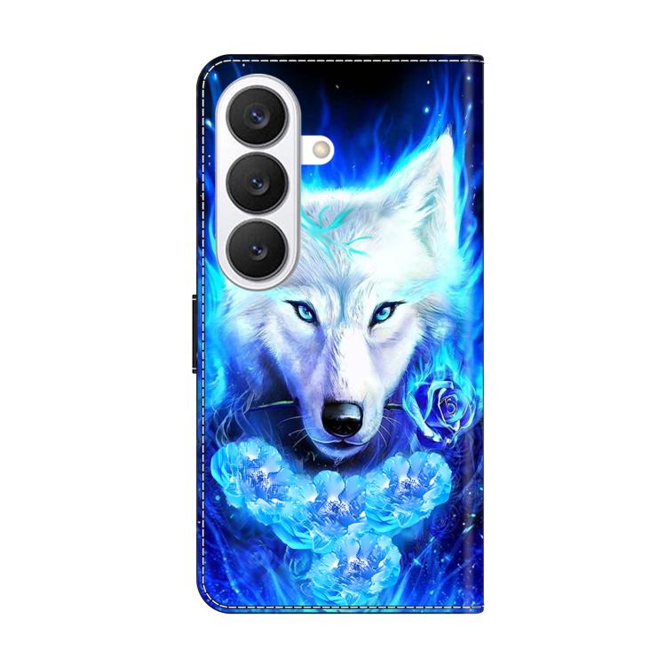 For Samsung Galaxy S26+ 5G Crystal-Like Painted Vegan Leather Phone Case
