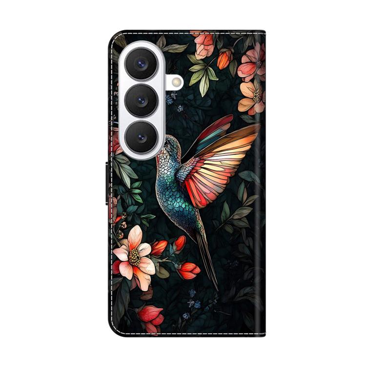 For Samsung Galaxy S26+ 5G Crystal-Like Painted Vegan Leather Phone Case