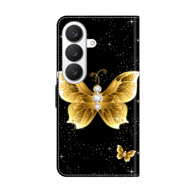 For Samsung Galaxy S26+ 5G Crystal-Like Painted Vegan Leather Phone Case