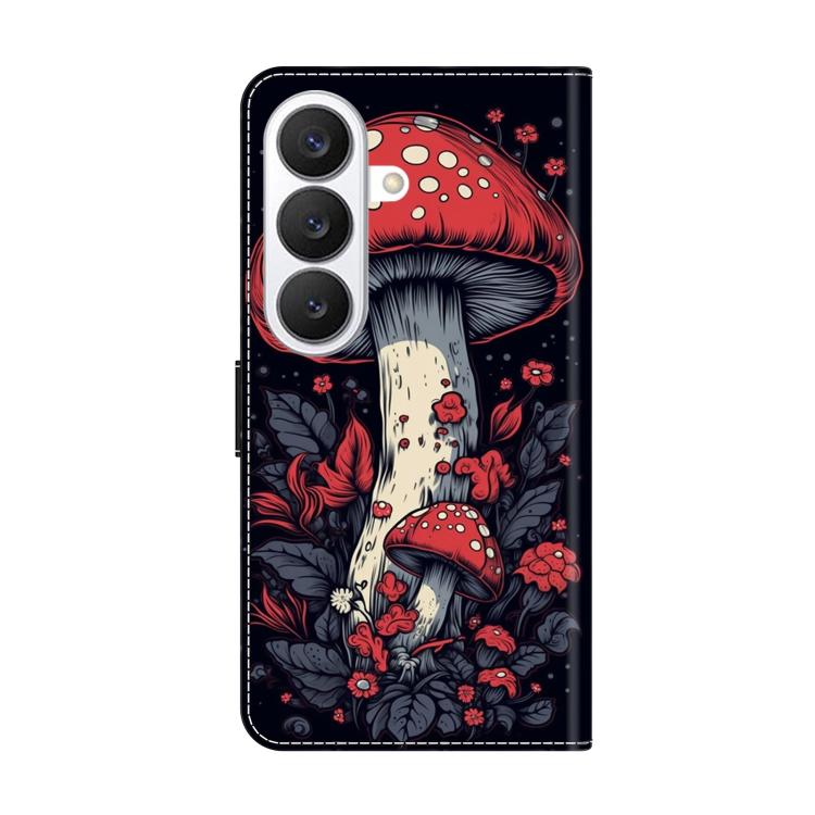 For Samsung Galaxy S26+ 5G Crystal-Like Painted Vegan Leather Phone Case