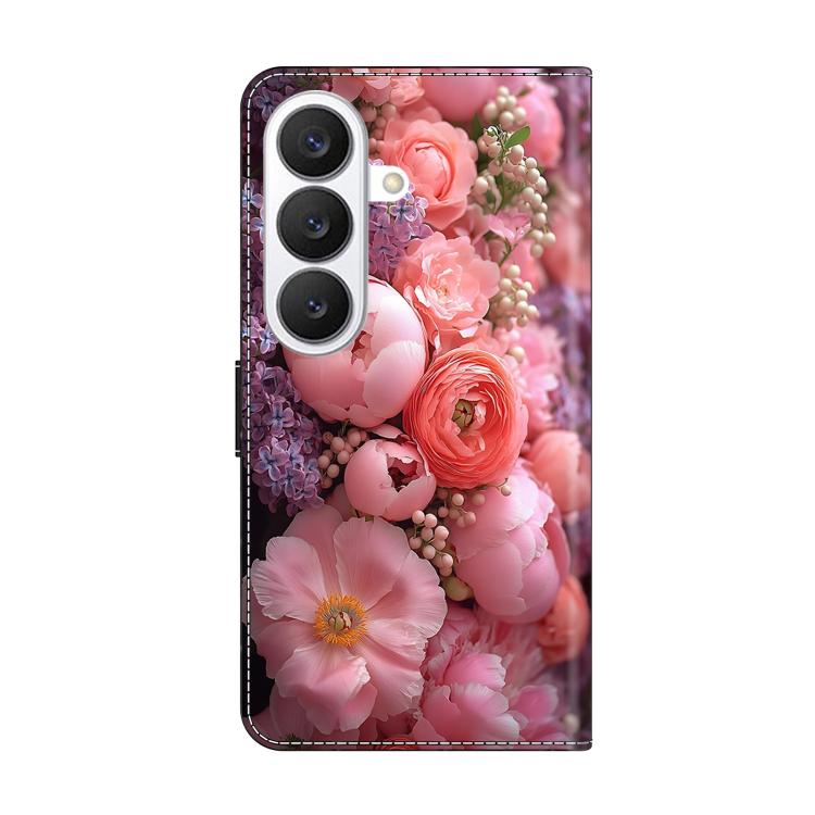 For Samsung Galaxy S26+ 5G Crystal-Like Painted Vegan Leather Phone Case