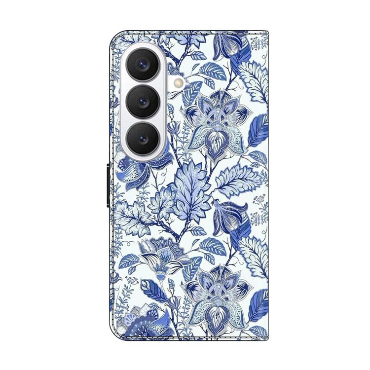 For Samsung Galaxy S26+ 5G Crystal-Like Painted Vegan Leather Phone Case