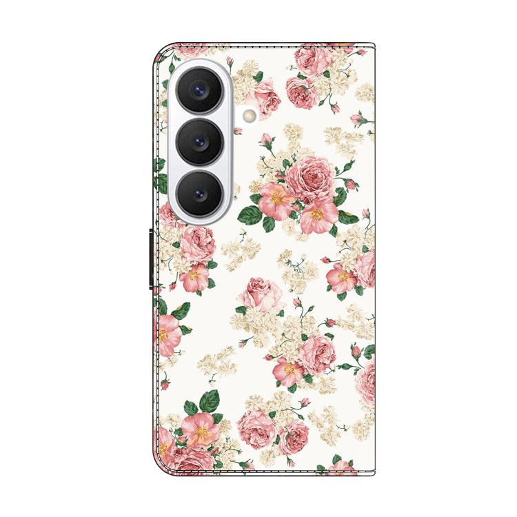 For Samsung Galaxy S26+ 5G Crystal-Like Painted Vegan Leather Phone Case