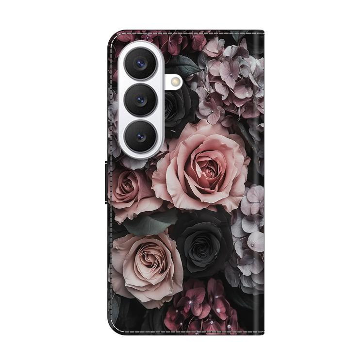 For Samsung Galaxy S26+ 5G Crystal-Like Painted Vegan Leather Phone Case