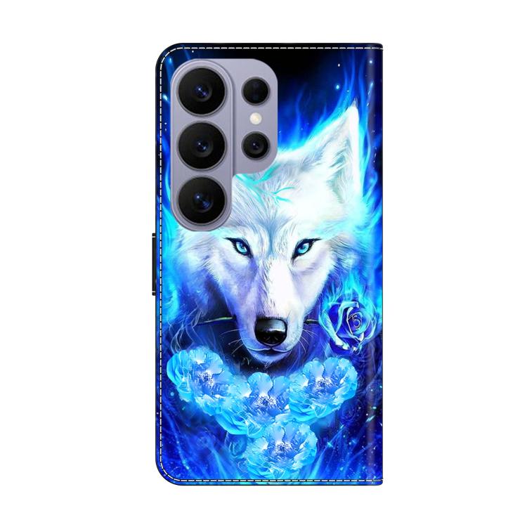 For Samsung Galaxy S26 Ultra 5G Crystal-Like Painted Vegan Leather Phone Case