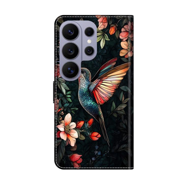 For Samsung Galaxy S26 Ultra 5G Crystal-Like Painted Vegan Leather Phone Case