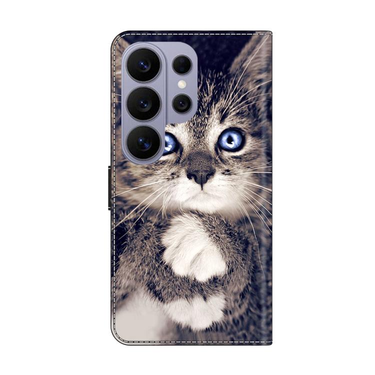 For Samsung Galaxy S26 Ultra 5G Crystal-Like Painted Vegan Leather Phone Case