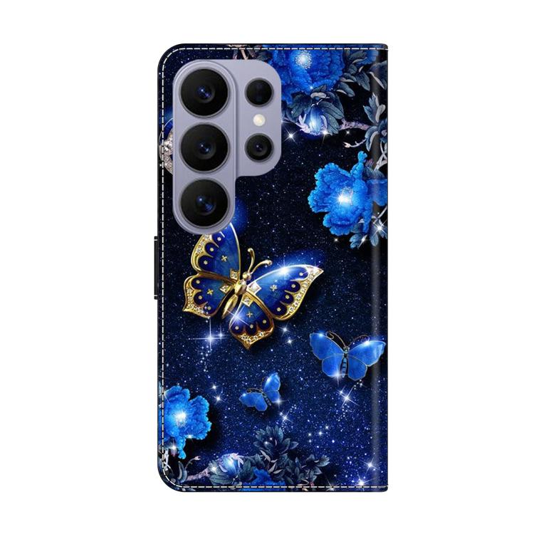 For Samsung Galaxy S26 Ultra 5G Crystal-Like Painted Vegan Leather Phone Case