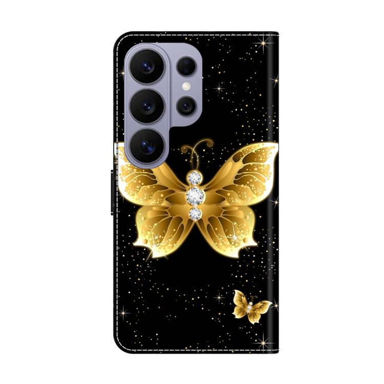 For Samsung Galaxy S26 Ultra 5G Crystal-Like Painted Vegan Leather Phone Case