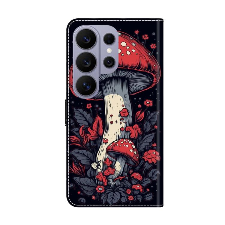 For Samsung Galaxy S26 Ultra 5G Crystal-Like Painted Vegan Leather Phone Case