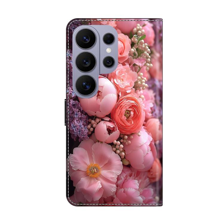 For Samsung Galaxy S26 Ultra 5G Crystal-Like Painted Vegan Leather Phone Case