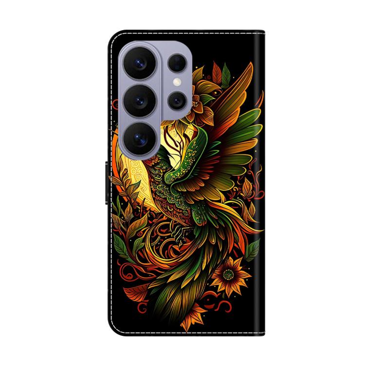 For Samsung Galaxy S26 Ultra 5G Crystal-Like Painted Vegan Leather Phone Case
