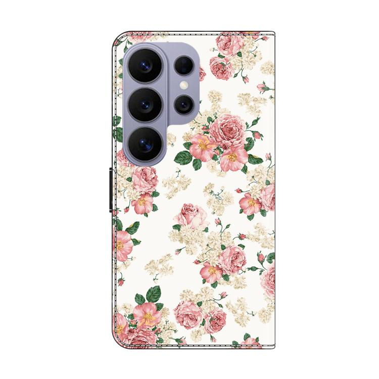 For Samsung Galaxy S26 Ultra 5G Crystal-Like Painted Vegan Leather Phone Case