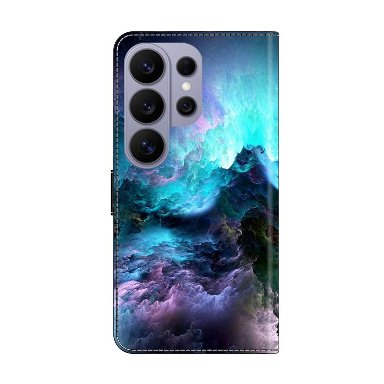 For Samsung Galaxy S26 Ultra 5G Crystal-Like Painted Vegan Leather Phone Case