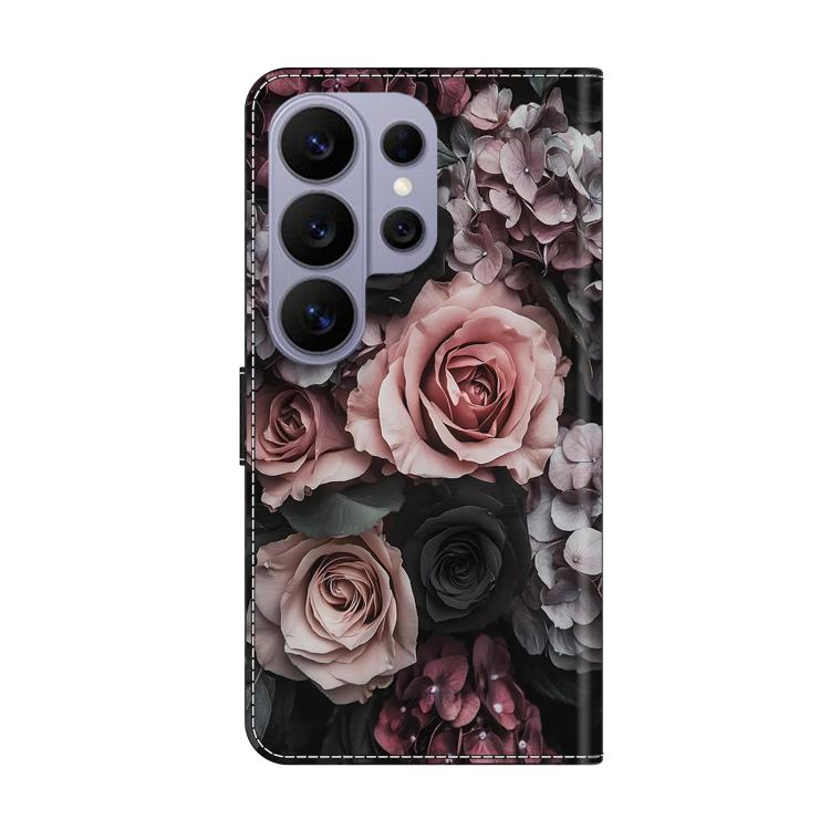 For Samsung Galaxy S26 Ultra 5G Crystal-Like Painted Vegan Leather Phone Case