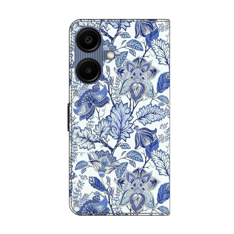 For Samsung Galaxy A06 4G / 5G Crystal-Like Painted Vegan Leather Phone Case