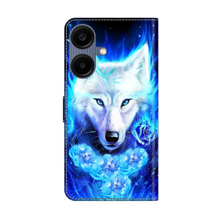 For Samsung Galaxy A07 4G / 5G Crystal-Like Painted Vegan Leather Phone Case