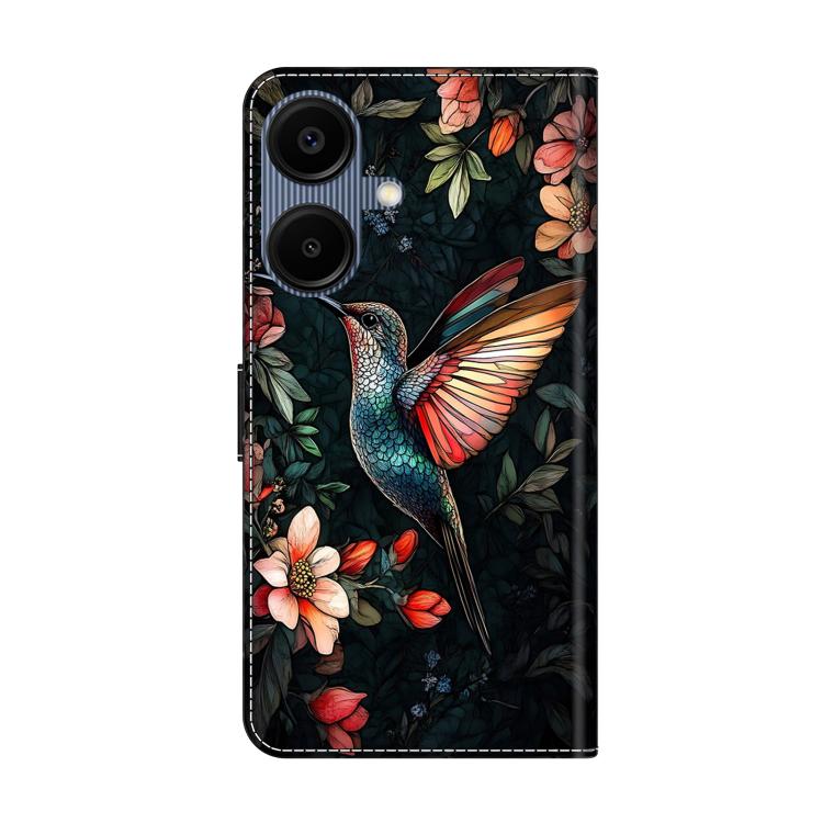 For Samsung Galaxy A07 4G / 5G Crystal-Like Painted Vegan Leather Phone Case