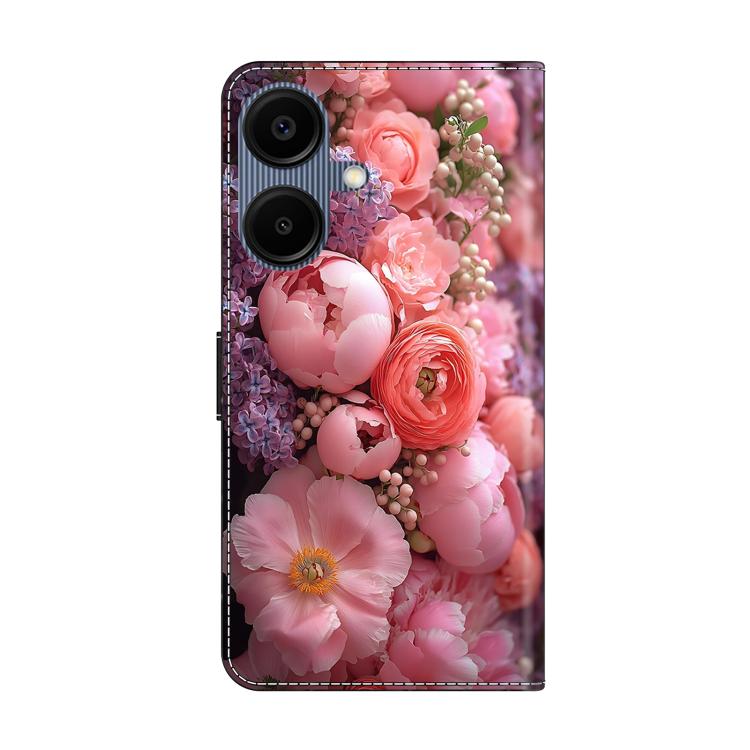 For Samsung Galaxy A07 4G / 5G Crystal-Like Painted Vegan Leather Phone Case