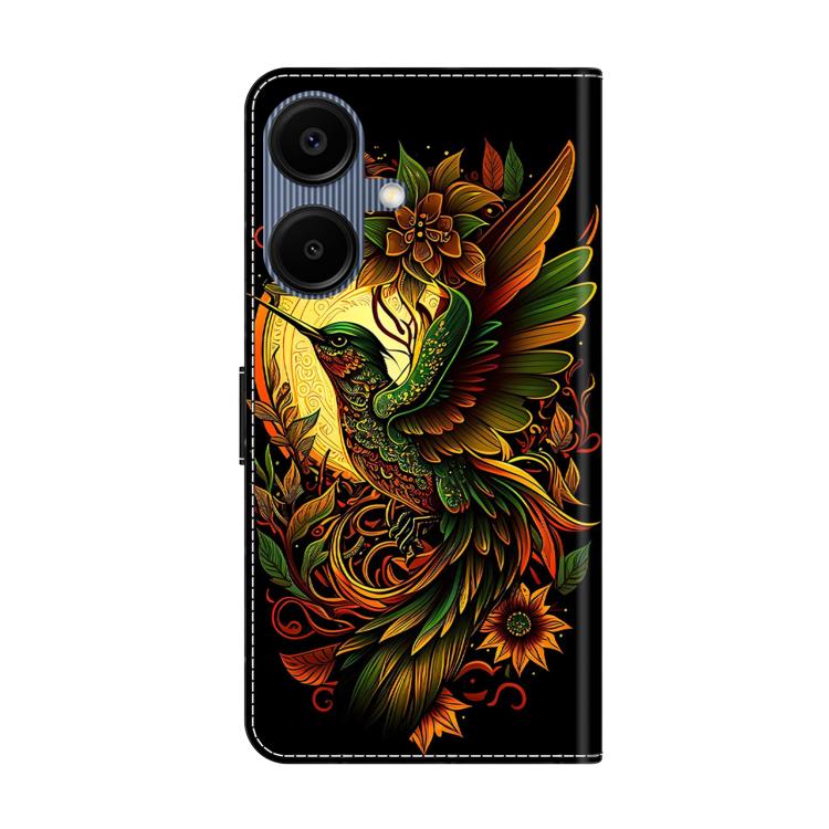 For Samsung Galaxy A07 4G / 5G Crystal-Like Painted Vegan Leather Phone Case