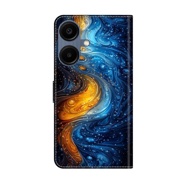 For Samsung Galaxy A07 4G / 5G Crystal-Like Painted Vegan Leather Phone Case