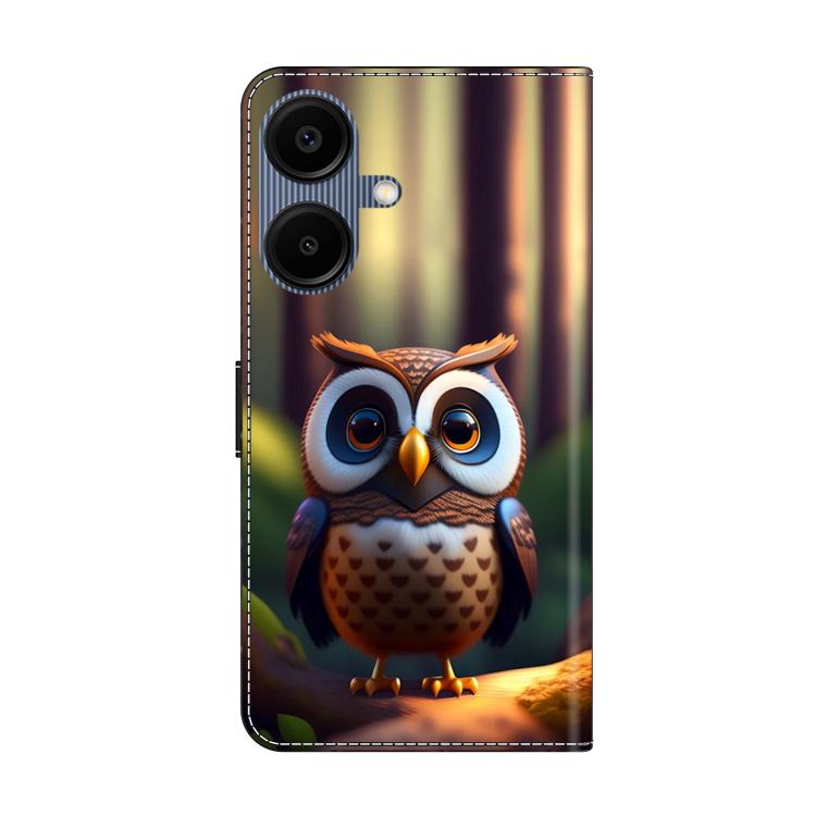 For Samsung Galaxy A07 4G / 5G Crystal-Like Painted Vegan Leather Phone Case