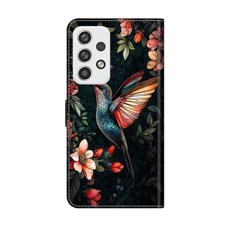 For Samsung Galaxy A23 5G Crystal-Like Painted Vegan Leather Phone Case