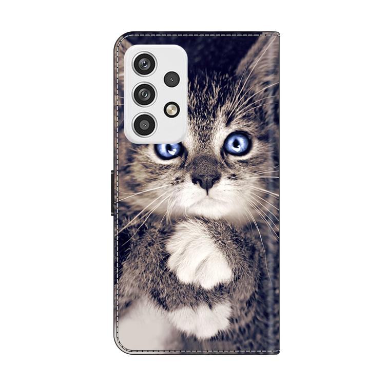 For Samsung Galaxy A23 5G Crystal-Like Painted Vegan Leather Phone Case