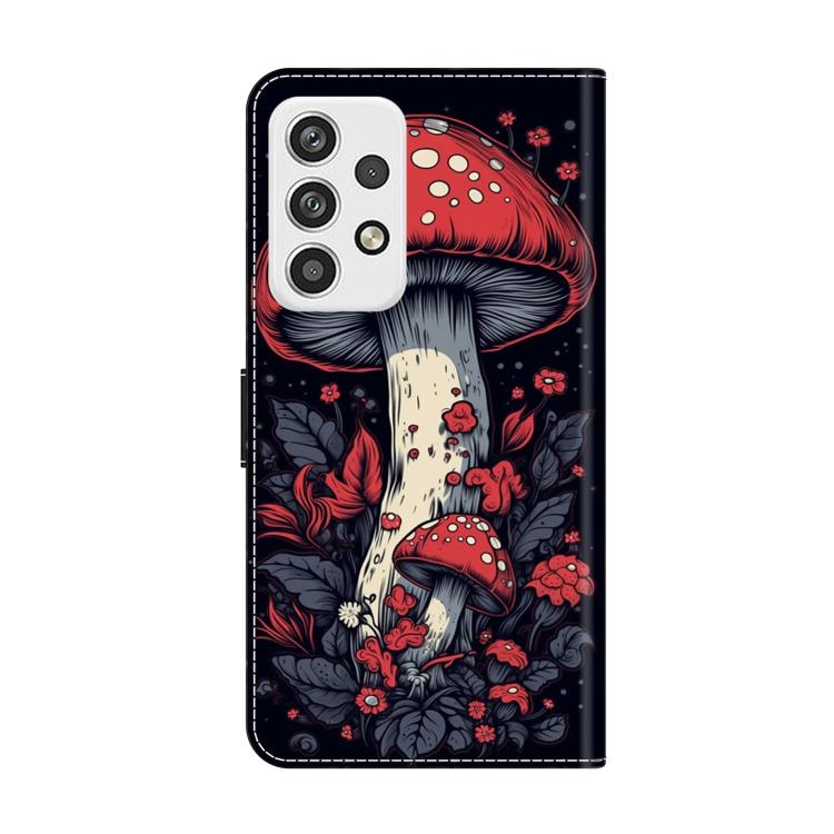 For Samsung Galaxy A23 5G Crystal-Like Painted Vegan Leather Phone Case