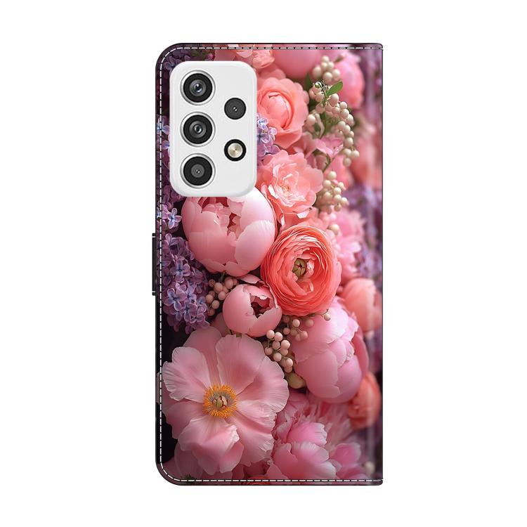 For Samsung Galaxy A23 5G Crystal-Like Painted Vegan Leather Phone Case