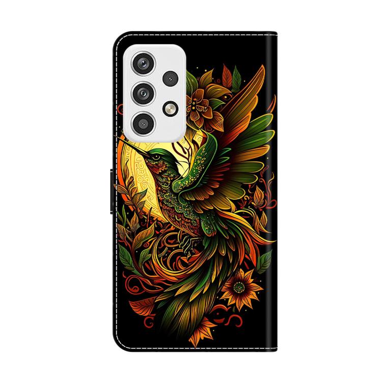 For Samsung Galaxy A23 5G Crystal-Like Painted Vegan Leather Phone Case