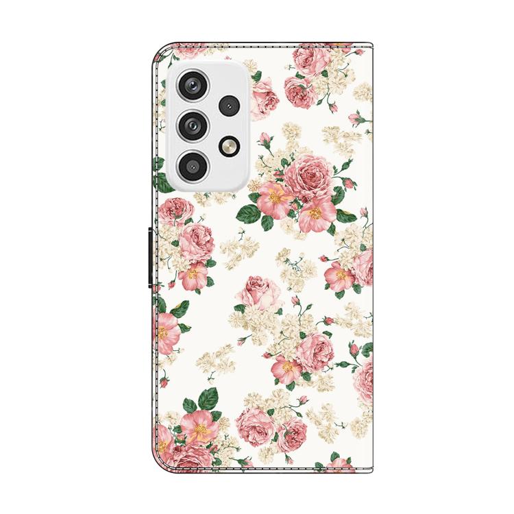 For Samsung Galaxy A23 5G Crystal-Like Painted Vegan Leather Phone Case