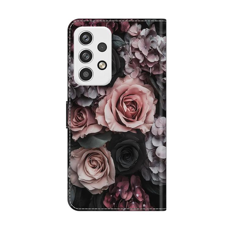 For Samsung Galaxy A23 5G Crystal-Like Painted Vegan Leather Phone Case