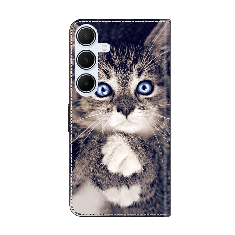 For Samsung Galaxy A25 5G Crystal-Like Painted Vegan Leather Phone Case