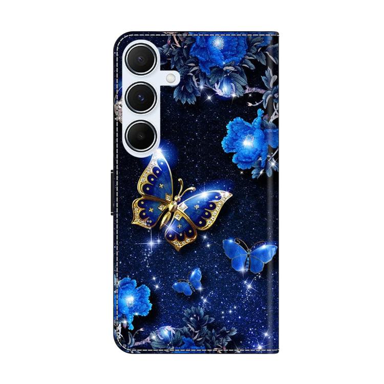 For Samsung Galaxy A25 5G Crystal-Like Painted Vegan Leather Phone Case