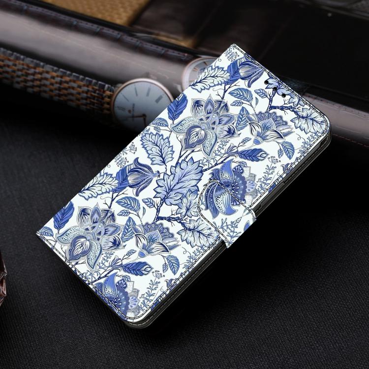 For Samsung Galaxy A25 5G Crystal-Like Painted Vegan Leather Phone Case