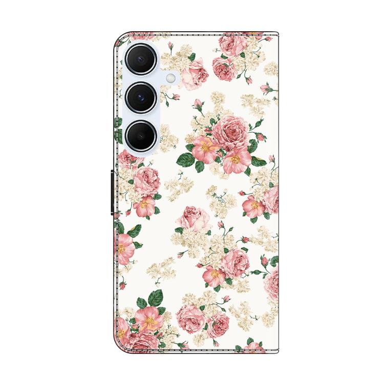 For Samsung Galaxy A25 5G Crystal-Like Painted Vegan Leather Phone Case